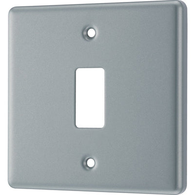 BG RMC1 Nexus Grid Metal Clad | 1 Module Front Plate by British General (BG-RMC1)