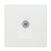 BG Evolve Pearlescent White Satellite Socket PCDCL64W by British General (BG-PCDCL64W)
