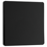 BG Evolve Matt Black 1 Gang 2-Way 20A Edge to Edge Rocker Light Switch | PCDMB12EB by British General (BG-PCDMB12EB)