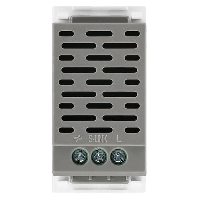 BG Brushed Steel Single Secondary Touch Dimmer Switch White Insert NBSTDS1W