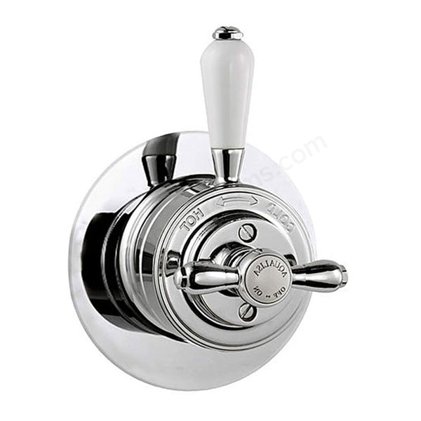 Aqualisa Aquatique Thermo concealed mixer shower valve - Chrome - 500.00.01