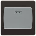 BG Screwless Black Nickel Key Card Switch FBNKYCSG