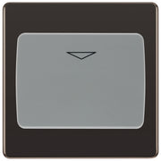 BG Screwless Black Nickel Key Card Switch FBNKYCSG by British General (BG-FBNKYCSG)