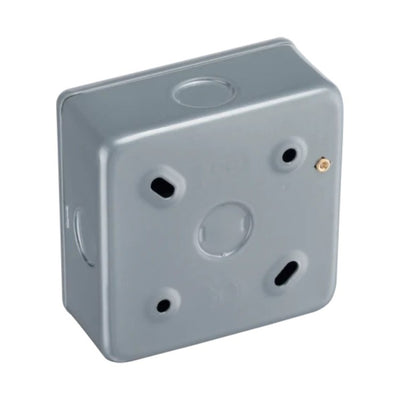 BG MC551F Metal Clad | 13A 2 Pole Flex Outlet Neon Switched Fused Connection Unit by British General (BG-MC551F)