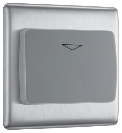 BG NBSKYCSG Nexus Metal Brushed Steel 16A Hotel Key Card Switch by British General (BG-NBSKYCSG)