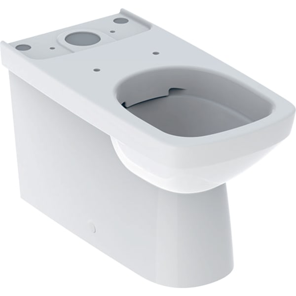 Geberit Selnova Square Rimless Semi Shrouded Close Coupled Pan - 500.489.01.7