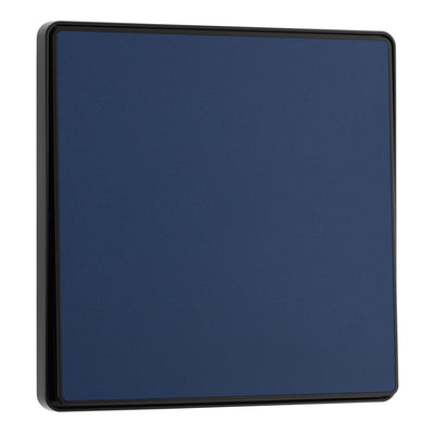BG Evolve Matt Blue Intermediate Edge to Edge Rocker Switch PCDDB13EB with 35mm Steel Back Box