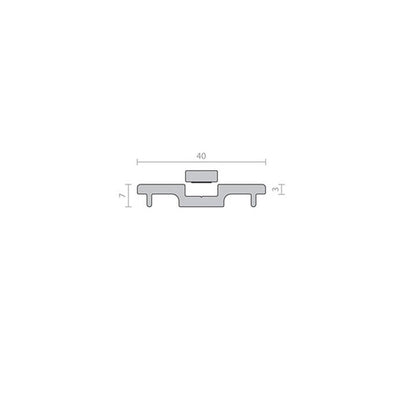 Other Door Hardware: Raven RP66 - Threshold for Carpeted Floors 1000mm by Astroflame (ASTRO-ADRP66/1000)