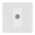 BG White Moulded Co-axial Socket NWM60W