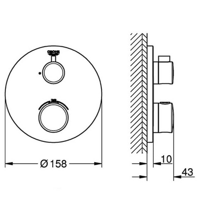 Grohe Grohtherm shower - 24075000