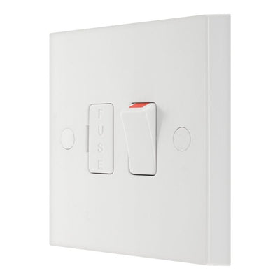 BG 950 Moulded Square Edge | White | 13A 2 Pole Switched Fused Connection Unit by British General (BG-950)