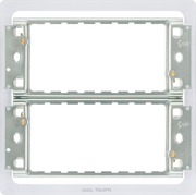 BG RFR68FP 6 and 8 Gang Grid Frame for Nexus Screwless Flat-Plate Front Plates