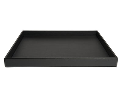 Corby Highland Large Tray in Black Leather by Corby of Windsor (Corby-26817)