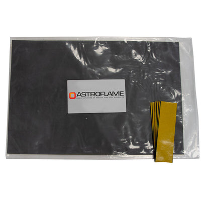 Astroflame Flexiseal Intumescent Sheets for Door Ironmongery AFFLEXIHSPK - Astro Flexiseal Hinge Pad 30x100 Pack of 6 by Astroflame