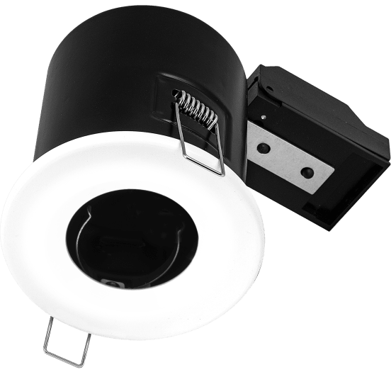 Luceco EFDGUFWH White 50W Max 87mm LED GU10 Fire-Rated Fixed Downlight