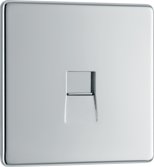 FPCBTM1 Front - This master telephone socket from British General uses a screw terminal connection and should be used where your telephone line enters your property.