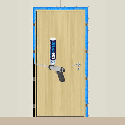 Astroflame Blue 60 Fire Rated Frame Foam AFBLUE60/GG - Blue 60 Fire Rated Frame Foam GUN GRADE - 750ml (Box of 12) by Astroflame