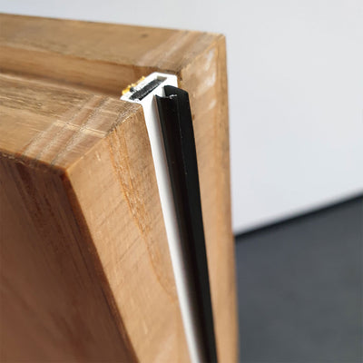 Astroflame Strip Intumescent FO - Fire Only Seals Black / AF1004 FO - Fire Only - 30 mins - 10mm x 4mm - 2.1m length by Astroflame