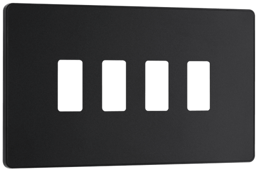 RPCDMB4B Front - The Grid modular range from British General allows you to build your own module configuration with a variety of combinations and finishes.