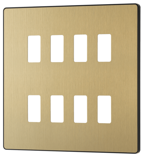 RPCDSB8B Front - The Grid modular range from British General allows you to build your own module configuration with a variety of combinations and finishes.