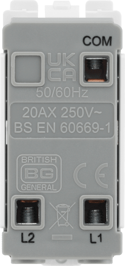RPCDW12EL Back- The Grid modular range from British General allows you to build your own module configuration with a variety of combinations and finishes.