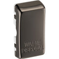 BG RRWDISBN Nexus Grid Black Nickel 'WASTE DISPOSAL' Rocker