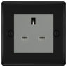 BG Nexus Matt Black 13A Unswitched Socket NFBUSSG by British General (BG-NFBUSSG)