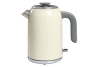 Corby 1.8L Kettle (Hertford / SD-259B) in Cream & Chrome - UK Plug