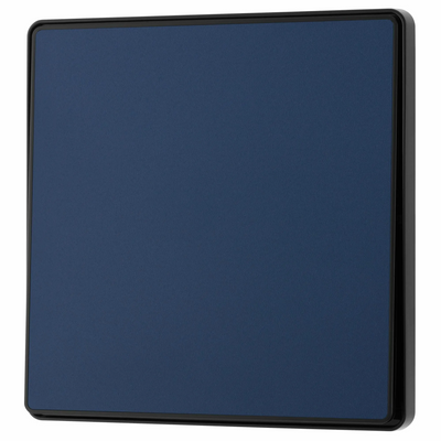 BG Evolve Matt Blue 1 Gang 2-Way 20A Edge to Edge Rocker Light Switch | PCDDB12EB by British General (BG-PCDDB12EB)
