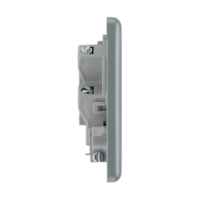 BG MC552F Metal Clad | 13A Flex Outlet Unswitched Fused Connection Unit by British General (BG-MC552F)