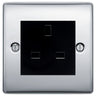 BG Nexus Polished Chrome 13A Unswitched Socket NPCUSSB by British General (BG-NPCUSSB)