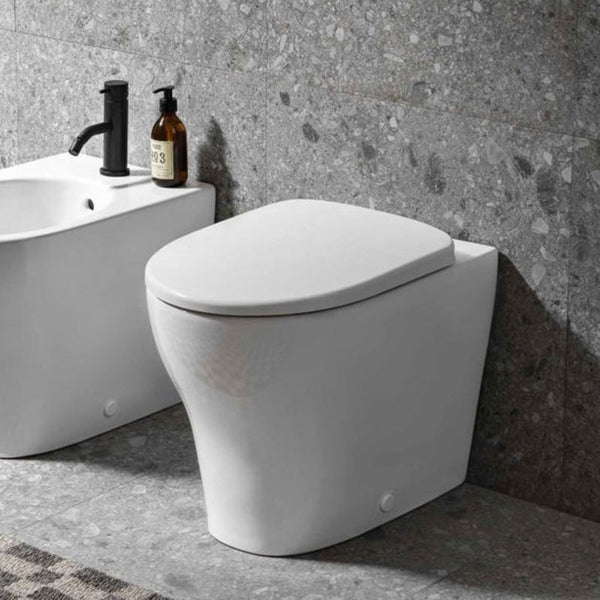 Geberit Selnova Rimless Back to Wall Pan & Soft Close Seat Pack - 502.794.00.1