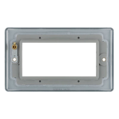 BG Metal Clad 13A Double Pole Key Controlled Socket - White Insert