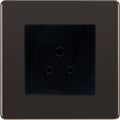 BG Nexus Screwless Black Nickel 5A Unswitched Socket FBN29MB