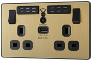 BG Evolve PCDSB22UWRB Satin Brass 2 Gang 13A Switched-Black Insert by British General (BG-PCDSB22UWRB-Shopify-SA_1)