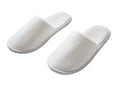 Corby Rossendale Closed Toe Disposable Slippers in White, Qty 100