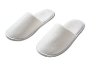 Corby Rossendale Closed Toe Disposable Slippers in White, Qty 100 by Corby of Windsor