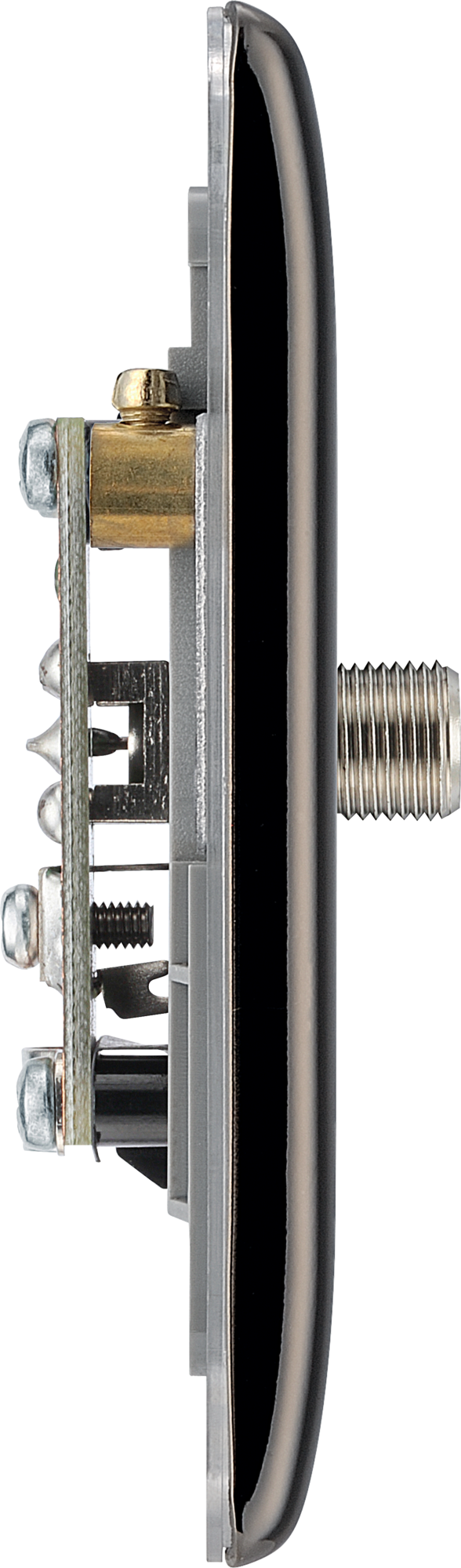 NBN64 Side - This satellite socket from British General can be used to install satellite cables while maintaining maximum signal quality.