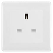 BG Nexus White Moulded 13A Unswitched Socket NWMUSSW by British General (BG-NWMUSSW)