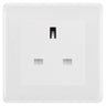 BG Nexus White Moulded 13A Unswitched Socket NWMUSSW by British General (BG-NWMUSSW)