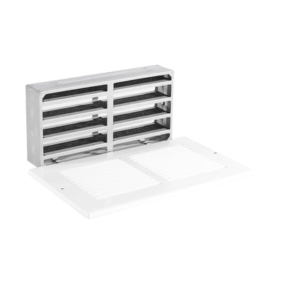 Extinguishers & Equipment: Fire Rated Intumescent Air Transfer Grilles with Faceplates Silver / 150 x 150mm (HxW) by Pyroplex (SAFELINCS-PPATGFPS1500)