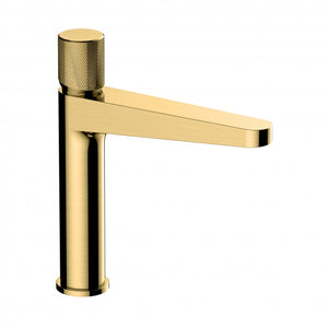 RAK Ceramics Amalfi brushed gold basin mixer tap