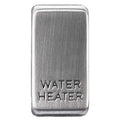 BG GRMWPC Nexus Grid Brushed Steel 'Water Heater' Rocker
