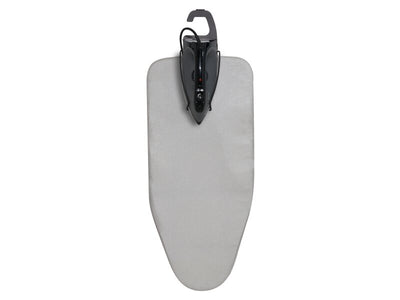 Corby Sutton Table Top Ironing Centre in Light Grey with Sherwood 1200W Steam Iron - UK Plug