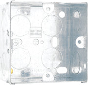 BG HGS06 1 Gang 47mm Steel Knockout Box by British General (BG-HGS06)
