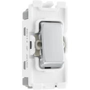 BG RBS14 Nexus Grid Brushed Steel 20AX 1 Way Retractive Switch Module by British General (BG-RBS14-Shopify-SA_1)