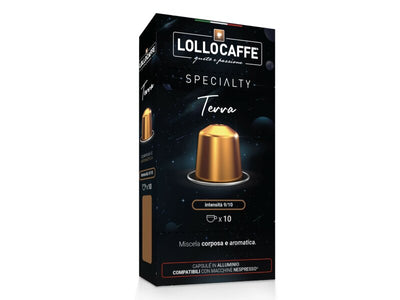 Lollo Caffé Terra Coffee Capsules, Qty 100 Pods