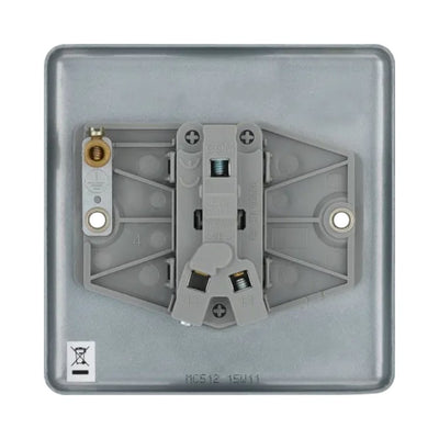 BG MC512 Metal Clad 20A 16AX 2 Way Single Light Switch by British General (BG-MC512)