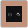 BG Evolve Polished Copper TV & Satellite Socket PCDCPTVSATB by BG Evolve (BG-PCDCPTVSATB)