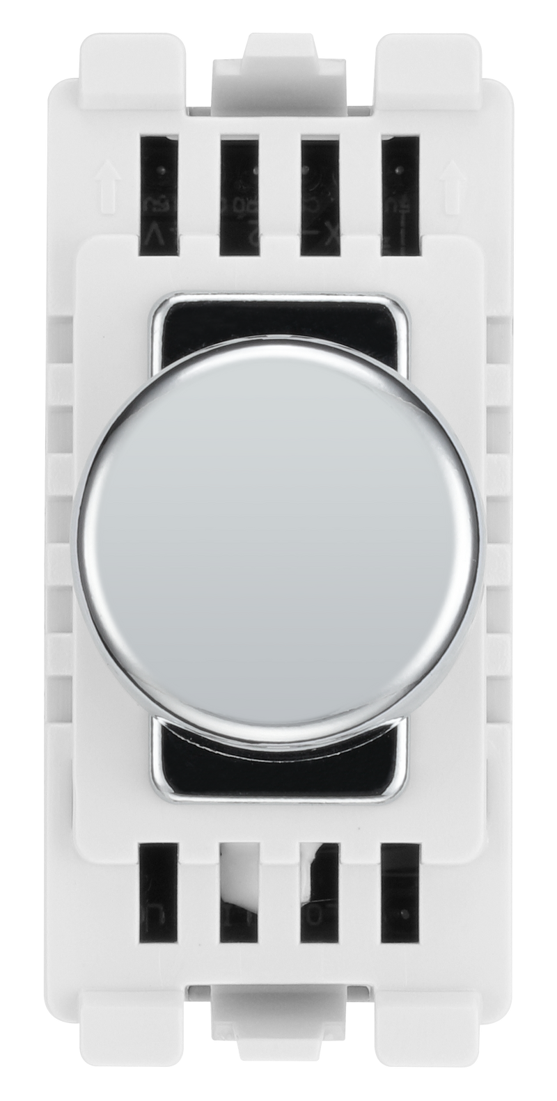 BG RPCDLT Nexus Grid Polished Chrome 2 Way 150W Trailing Edge Dimmer Module